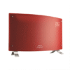 ESTUFAS PEABODY PE-VQM20R VITRO CONVECTOR CURVO 2000W ROJO