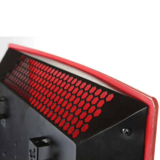 ESTUFAS PEABODY PE-VQM20R VITRO CONVECTOR CURVO 2000W ROJO - Imagen 2