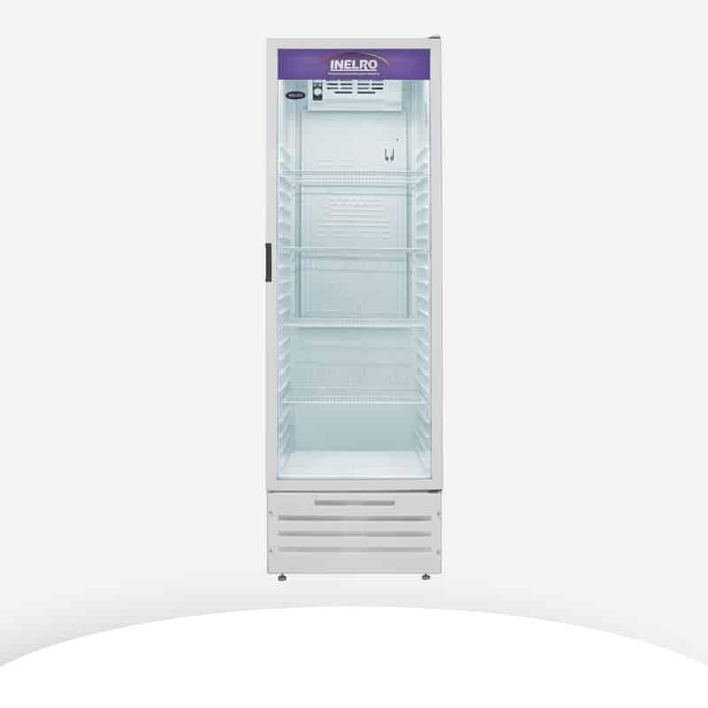 HELADERAS INELRO MT 470 EXHIBIDORA VERTICAL PLAFON LED SIN CENEFA 470 LTS