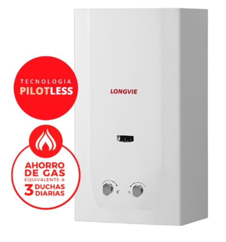 CALEFONES LONGVIE CN 514SS-E CALEFON 14L DOBLE REGULACION - ENC AUT - SENSOR - SIN LLAMA P. - G. ENVASADO