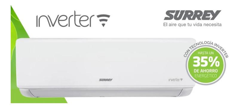 AIRE ACONDICIONADO SURREY SPLIT 553NIQ18GN81F INVERTER 4601 KCAL/H F/C